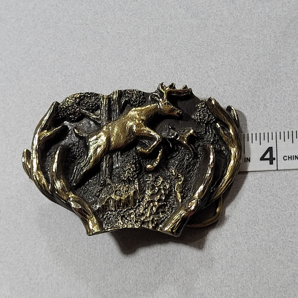 Vintage Deer Buckle. - Picture 5 of 7